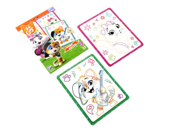 Набір для творчості 44 Кота, Чарівні контури, Vladi Toys