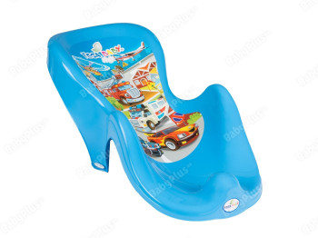 Горка для купания синяя Авто. Tega Baby CS-003-120