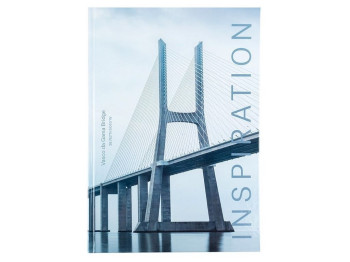 Книга записная в клетку Inspiration А4. 96 листов. Axent 8422-564-A