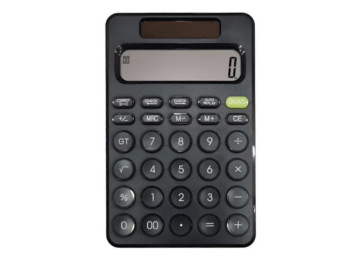 Калькулятор RZ806B, 12 разрядов, 16х10 см, микс цветов