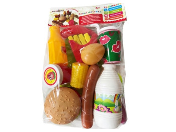Набор продуктов в прозрачном пакете. Kinderway KW-100-103