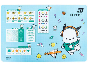Настільна підкладка Pochacco, 42,5×29 см, пластик 500 мкм, Kite