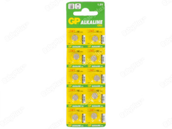 Батарейка алкалінова GP Alkaline cell 192, V3GA, LR41 1.5V (ціна за лист 10шт) 4891199015533