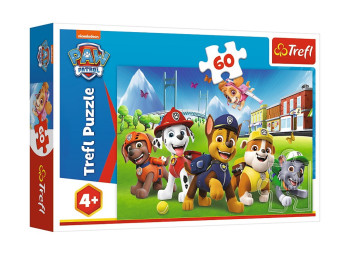 Пазл Trefl Paw Patrol Щенячий патруль на траве, 60 деталей
