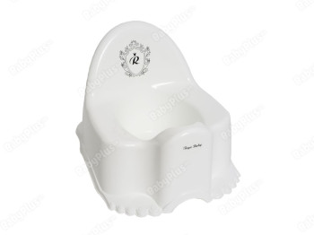 Горшок с музыкой бело-черный ECO Royal. Tega Baby PO-061-103-C