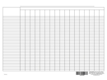 Пустографка, офс., А3, 1+0, к-т 100 арк., Белый тигр bt.000000239