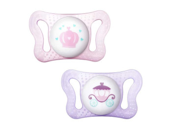 Пустышка силиконовая Physio Micro 2 шт, Chicco
