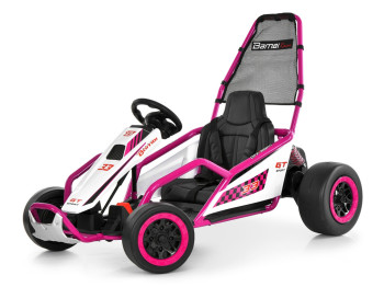 Электрокарт M 6374 EL-8, 2 мотора 200W, аккумулятор 24V, розовый, Bambi Kart