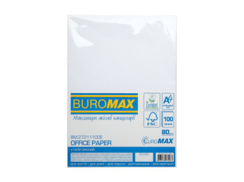 Бумага офисная EUROMAX, A4, 80 г/м², 100 листов