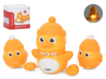 Музыкальная игрушка Утка с утятами со светом и движением