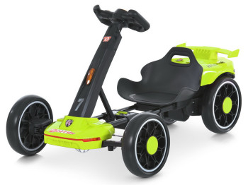 Электрокарт M 6145(A) EBR-5, 2 мотора 35W, Bluetooth, светло-зеленый, Bambi kart