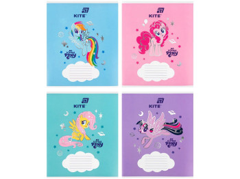 Зошит у косу лінію My Little Pony Kite LP26-235, 12 аркушів, мікс видів, ціна за 1 шт