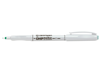 Маркер Centropen Non-Permanent OHP, зеленый, 0,6 мм