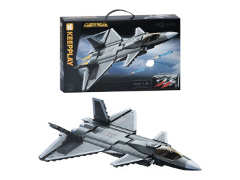 Конструктор військовий літак 23027 Keeppley, 732 деталей, масштаб 1:44