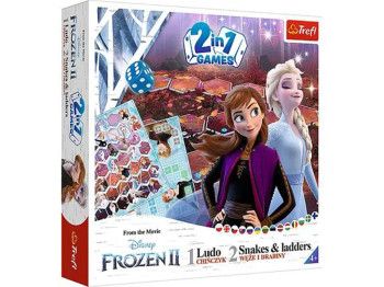 Настольная игра 2 в 1 Trefl Frozen 2 Лудо + лестницы