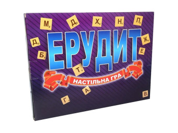 Настольная игра Эрудит. Strateg 30451