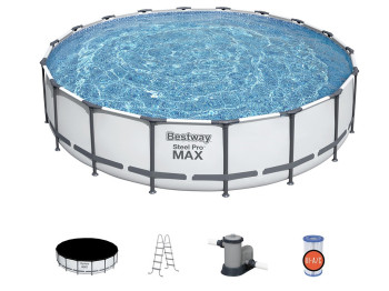 Басейн каркасний круглий Steel Pro Max. Bestway 56462