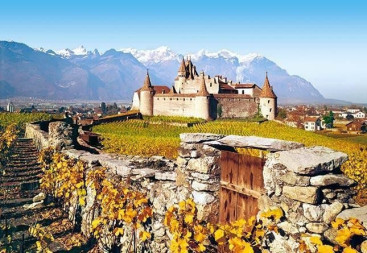 Пазли Замок Швейцарія, 1000 елементів, Castorland