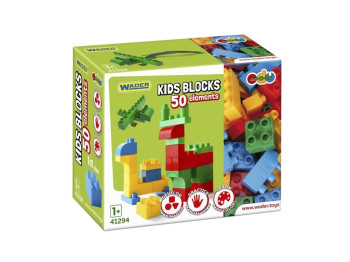 Kids Blocks - конструктор 50 деталей. Wader 41294