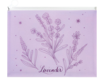 Папка на блискавці zip-lock А4+ Lavender-2. Axent 1497-37-A