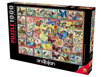 Пазли Метелики, 1000 елементів, Anatolian 1094