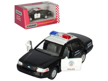 Машинка металлическая инерционная FORD CROWN VICTORIA POLICE INTERCEPTOR. Kinsmart KT 5327 W