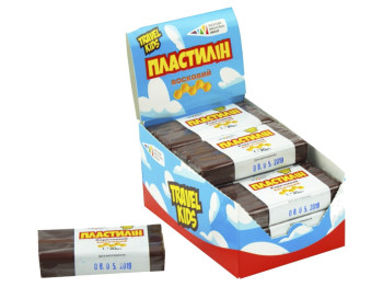 Пластилин восковый, коричневый, 30 грамм, Гамма (цена за 1шт)