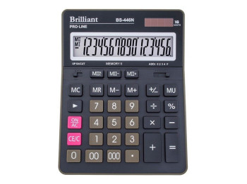 Калькулятор BS-446N 16р., 2-пит, Brilliant BS-446N