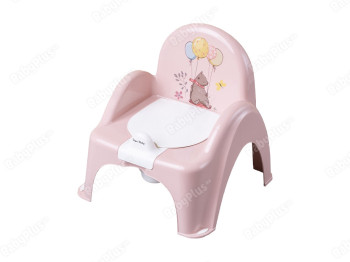 Горшок - стульчик Лесная сказка светло-розовый. Tega Baby FF-007-107