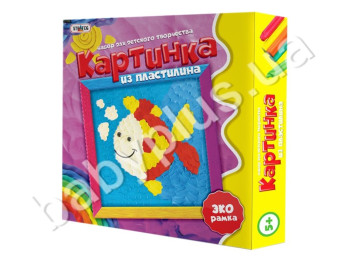 Картинка из пластилина Рыбка, Strateg