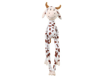 Мягкая игрушка Корова Радуга, 50 см, с длинными лапками, Копица