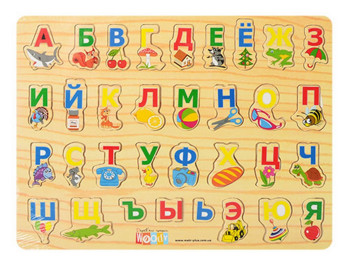 Дерев'яна іграшка Алфавіт. Woody MD 0001 R