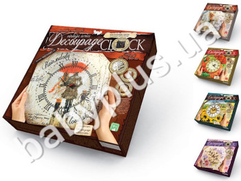 Набір для творчості Decoupage Clock, Danko Toys