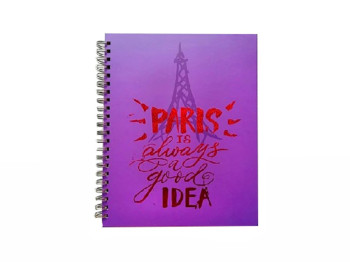 Блокнот в клетку PARIS IS always good idea В6. 120 листов. Аркуш 1NB602