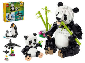 Конструктор LEGO Creator 3 в 1 Дикие животные: Семейство панд, 626 деталей