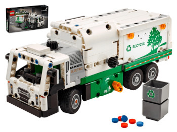 Конструктор LEGO Technic Сміттєвоз Mack LR Electric, 503 деталі