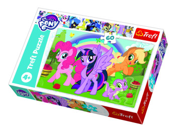 Пазлы Радужная дружба, Hasbro My little pony, 60 элементов, Trefl