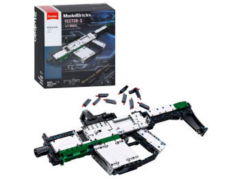 Конструктор автомат SLUBAN M38-B1356, 60 см, 711 деталей
