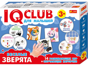 Обучающие пазлы Забавные зверята, IQ-club, Ranok Creative