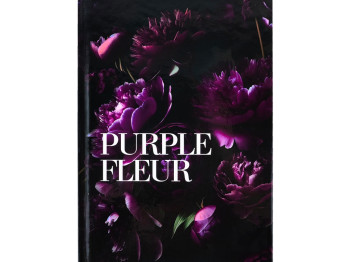 Книга записна у клітинку Purple fleur А5. 96 аркушів. Axent 8459-2-A