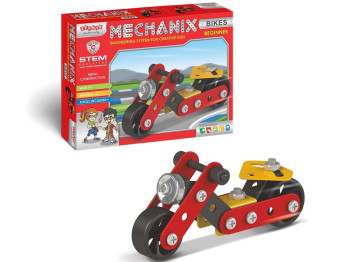 Металевий конструктор MECHANIX. Мотоцикл. 2 моделі + інструменти. ZEPHYR 01058