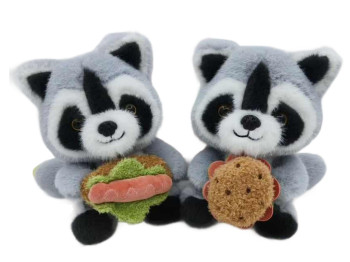 Мягкая игрушка Raccoon Hug TJ743, 20 см, с аксессуаром, 2 вида (цена за 1шт)