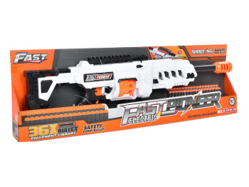 Автомат игрушечный FAST PIONEER на батарейках с мягкими пулями 36 шт. Blaster BIG502
