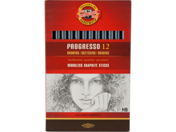 Карандаш чернографитный Progresso НB. Koh-i-Noor 8911 HB