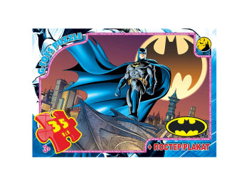 Пазлы картонные Бэтмен, 35 элементов, G-Toys BAT06