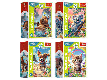 Пазлы Trefl Mini Мир животных, 54 элемента