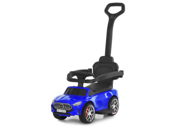 Каталка-толокар M 6255EL-4, музика, світло, підсклянник, MP3, Bluetooth, синій