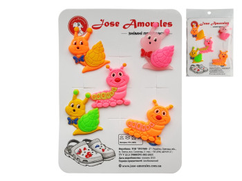 Джибитсы для обуви Набор улитки, для Crocs, Jose Amorales