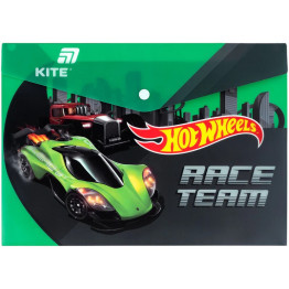 Папка на кнопці Kite Hot Wheels HW25-244, формат A4, поліпропілен, Kite