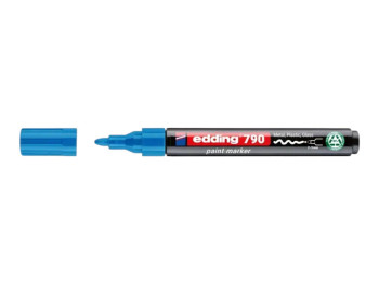Маркер Edding Paint круглый голубой 2-3 мм, e-790/10n
